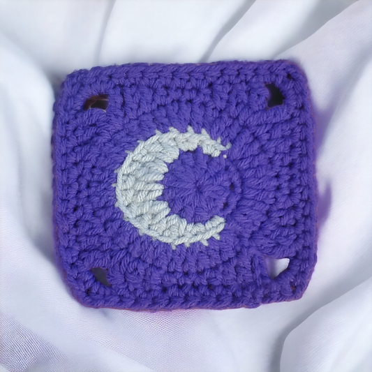 Crescent Moon Granny Square Pattern